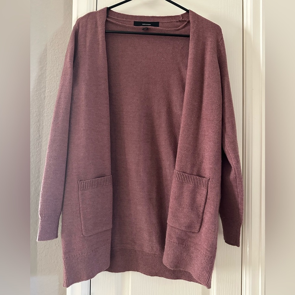 Vero Moda Mauve Pocket Cardigan